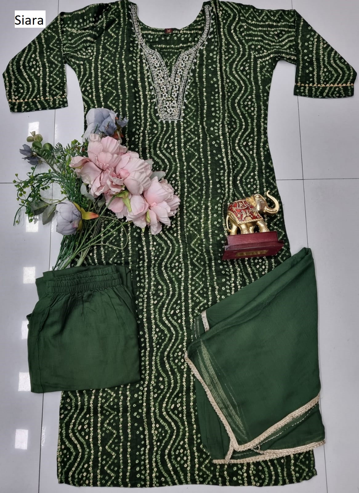 Neck Embroidery Siara Soft Cotton Readymade Pant Style Suits Exporter