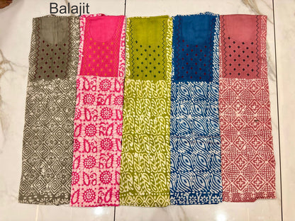 Neck Karizma Vol 3 Balajit Cotton Satin Salwar Suits Supplier Gujarat