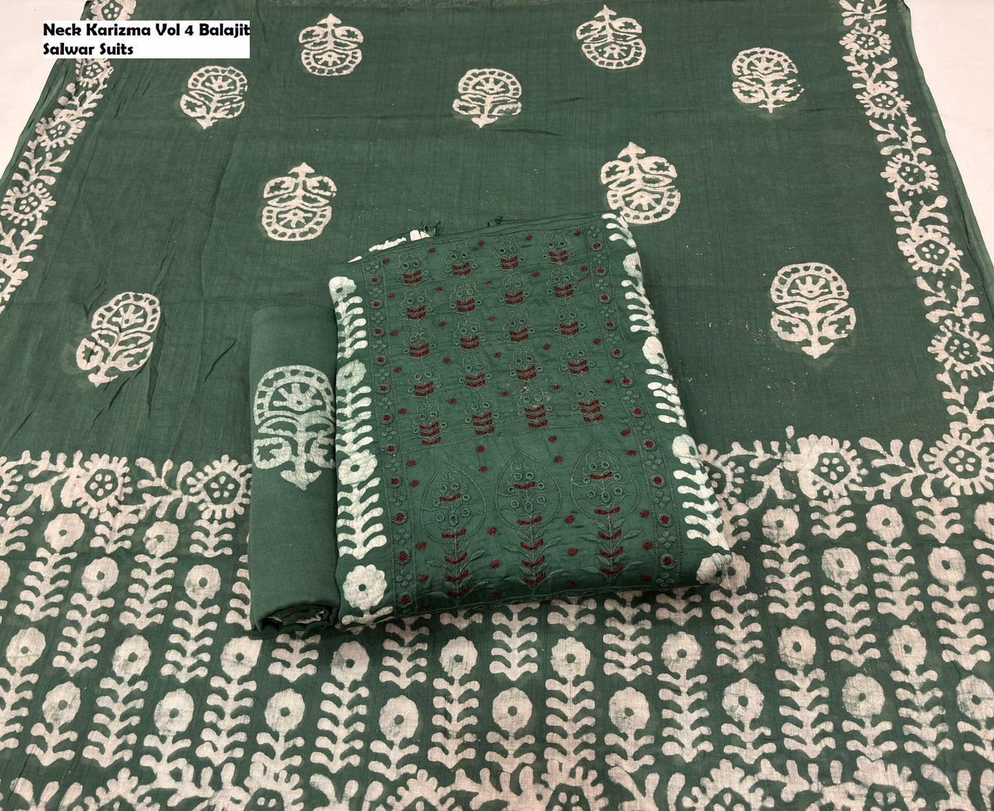 Neck Karizma Vol 4 Balajit Jam Satin Salwar Suits Manufacturer Ahmedabad