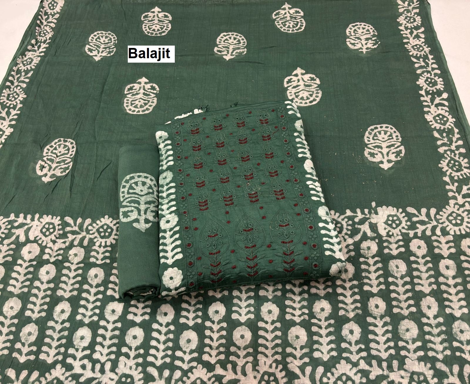 Neck Karizma Vol 5 Balajit Jam Satin Salwar Suits Supplier India