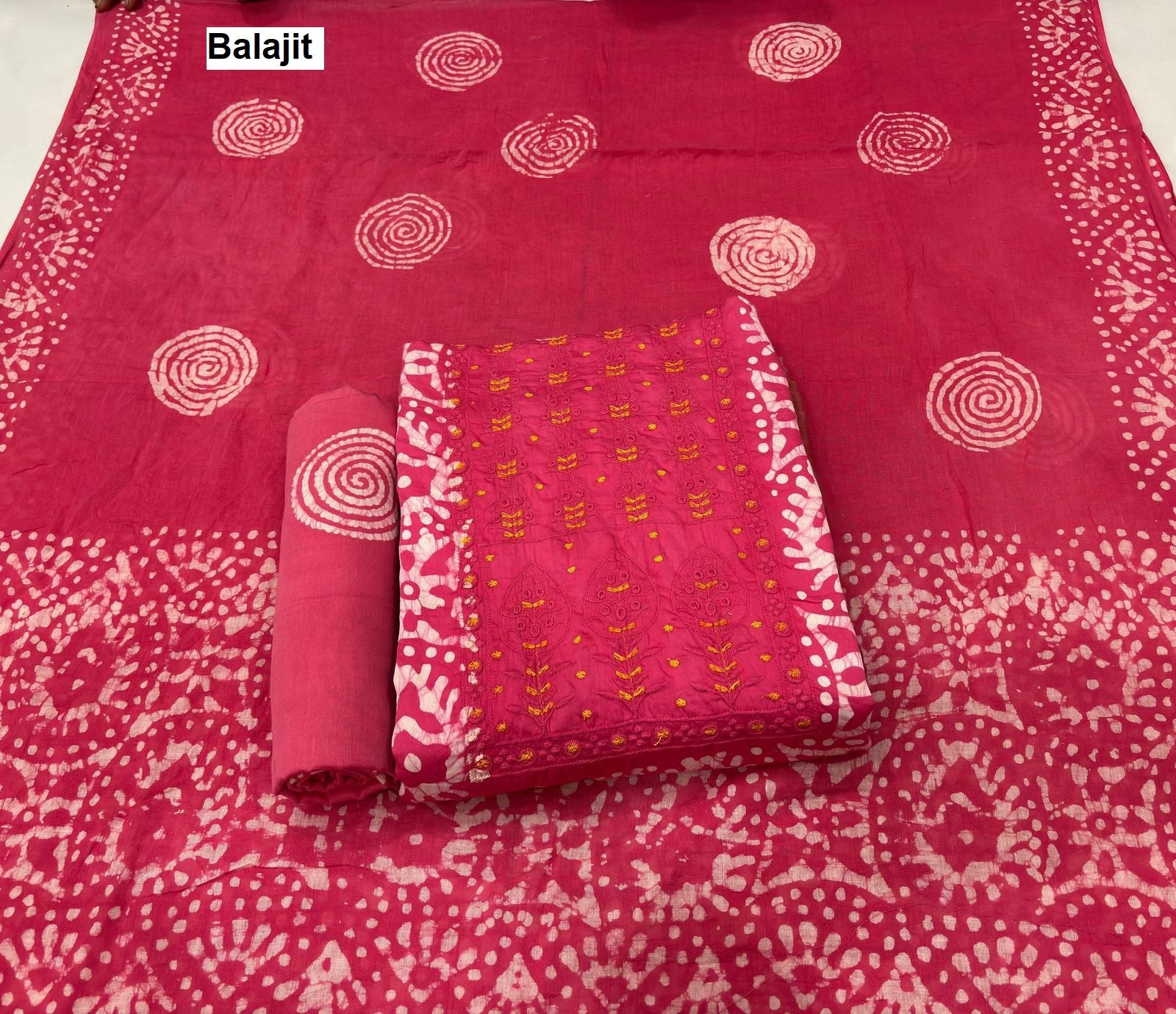 Neck Karizma Vol 5 Balajit Jam Satin Salwar Suits Supplier India