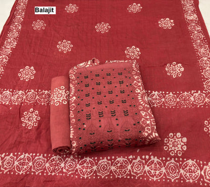 Neck Karizma Vol 5 Balajit Jam Satin Salwar Suits Supplier India