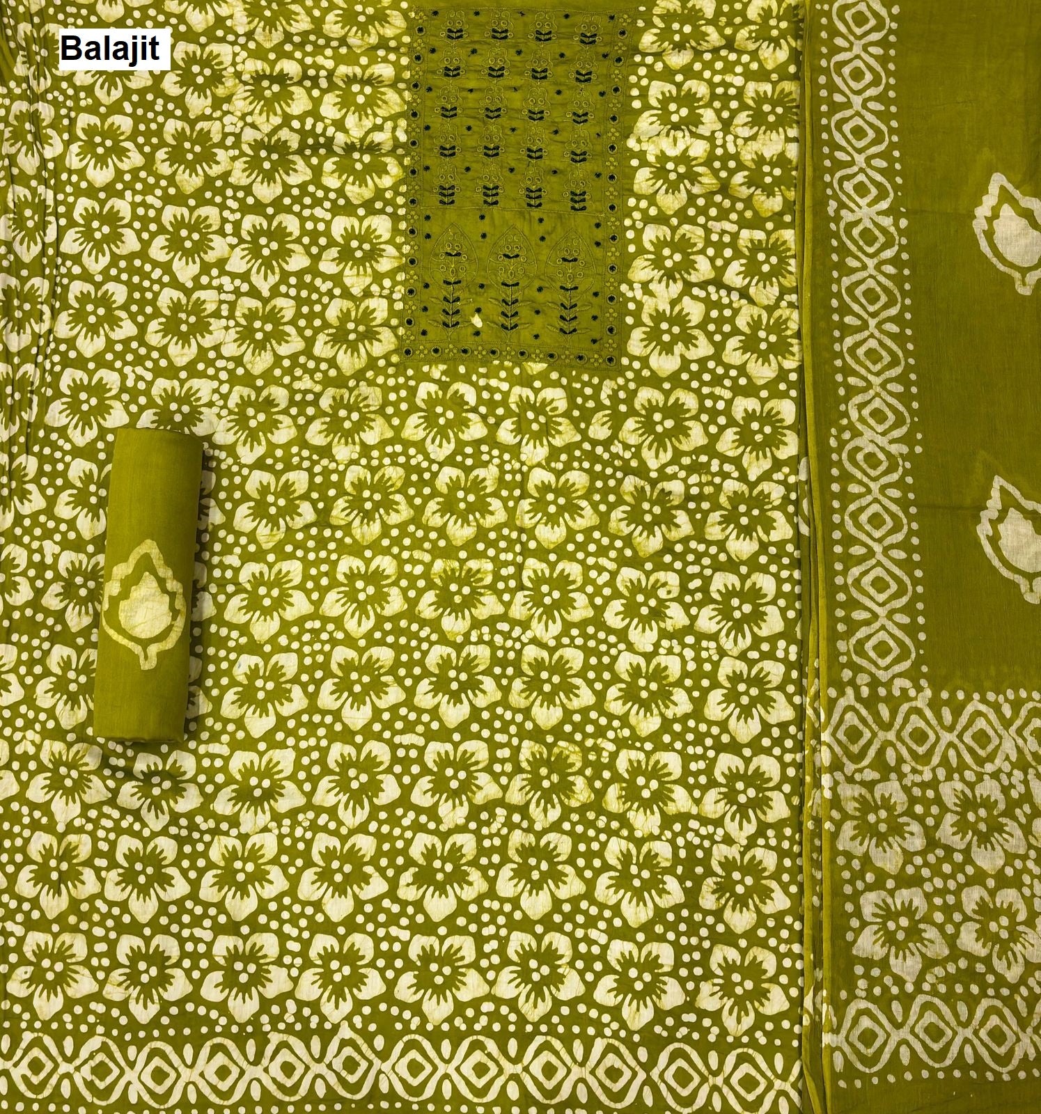 Neck Karizma Vol 5 Balajit Jam Satin Salwar Suits Supplier India