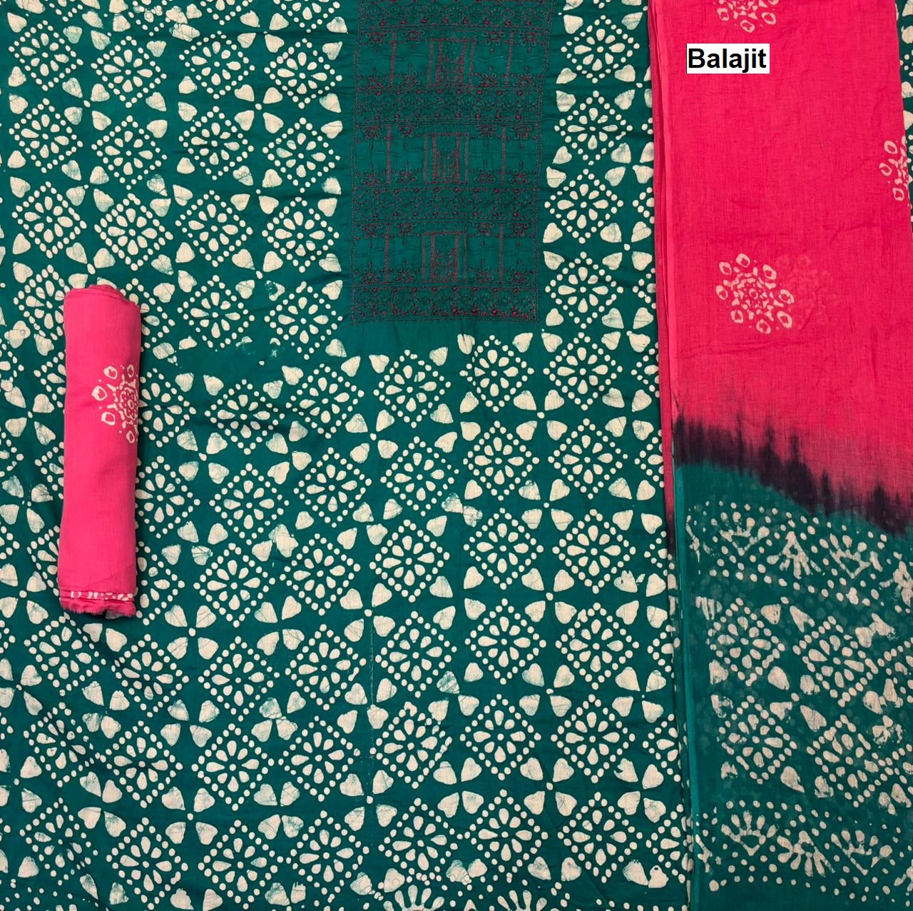 Neck Karizma Vol 6 Balajit Jam Satin Salwar Suits Wholesaler Gujarat