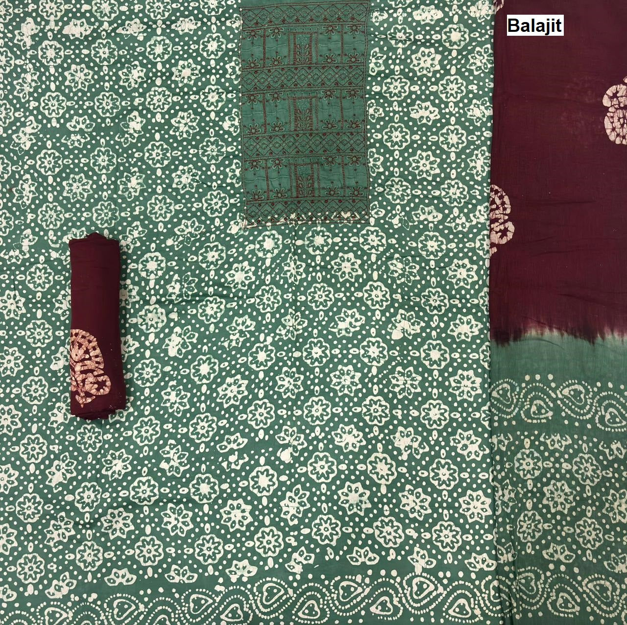 Neck Karizma Vol 6 Balajit Jam Satin Salwar Suits Wholesaler Gujarat