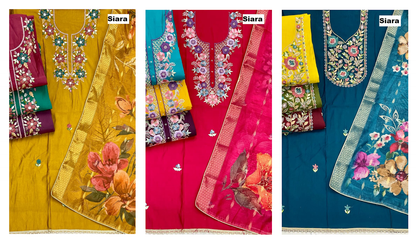 neck work 03 siara salwar suits wholesale rate