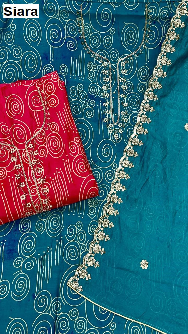 Neck Work 27 Siara Modal Salwar Suits Manufacturer India