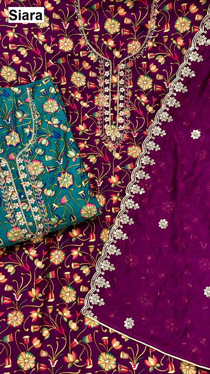 Neck Work 27 Siara Modal Salwar Suits Manufacturer India
