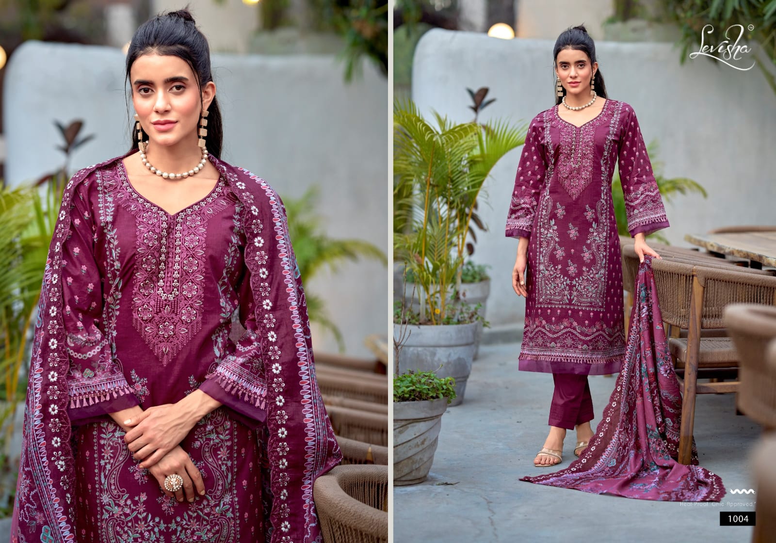 Needal Wonder Nx 2 Levisha Lawn Cotton Karachi Salwar Suits Exporter India