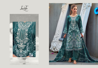 Needal Wonder Nx 2 Levisha Lawn Cotton Karachi Salwar Suits Exporter India