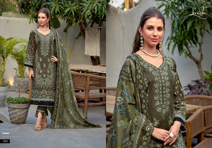 Needal Wonder Nx 2 Levisha Lawn Cotton Karachi Salwar Suits Exporter India