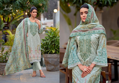 Needal Wonder Nx 2 Levisha Lawn Cotton Karachi Salwar Suits Exporter India