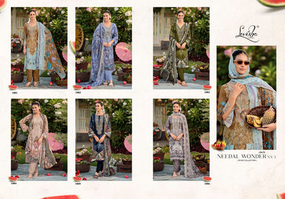 Needal Wonder Nx 3 Levisha Rayon Karachi Salwar Suits Manufacturer Ahmedabad