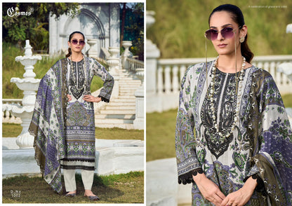Needle Impressions Vol 1 Cosmos Fashion Lawn Cotton Pakistani Patch Work Suits Wholesale