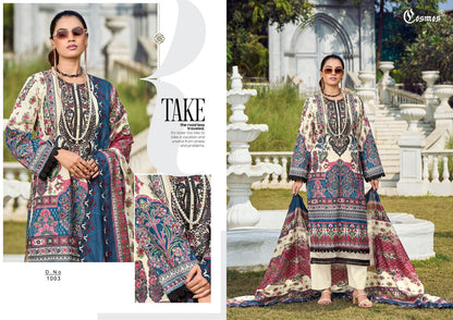 Needle Impressions Vol 1 Cosmos Fashion Lawn Cotton Pakistani Patch Work Suits Wholesale