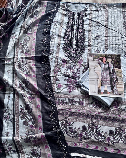 Needle Impressions Vol 1 Cosmos Fashion Lawn Cotton Pakistani Patch Work Suits Wholesale