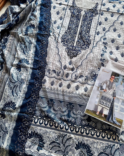 Needle Impressions Vol 1 Cosmos Fashion Lawn Cotton Pakistani Patch Work Suits Wholesale