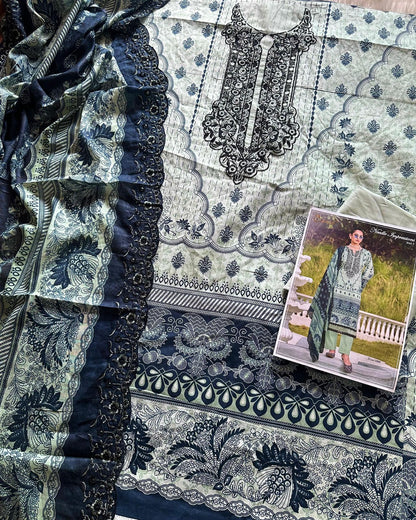 Needle Impressions Vol 1 Cosmos Fashion Lawn Cotton Pakistani Patch Work Suits Wholesale