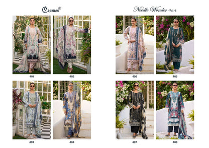 Needle Wonder 4 Cosmos Fashion Lawn Cotton Karachi Salwar Suits Wholesaler