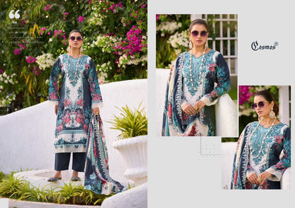 Needle Wonder 4 Cosmos Fashion Lawn Cotton Karachi Salwar Suits Wholesaler