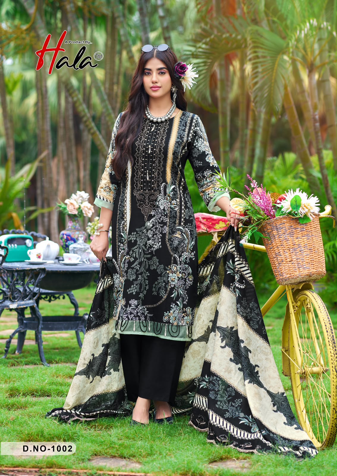 Needle Wonder Hala Lawn Cotton Karachi Salwar Suits Manufacturer India
