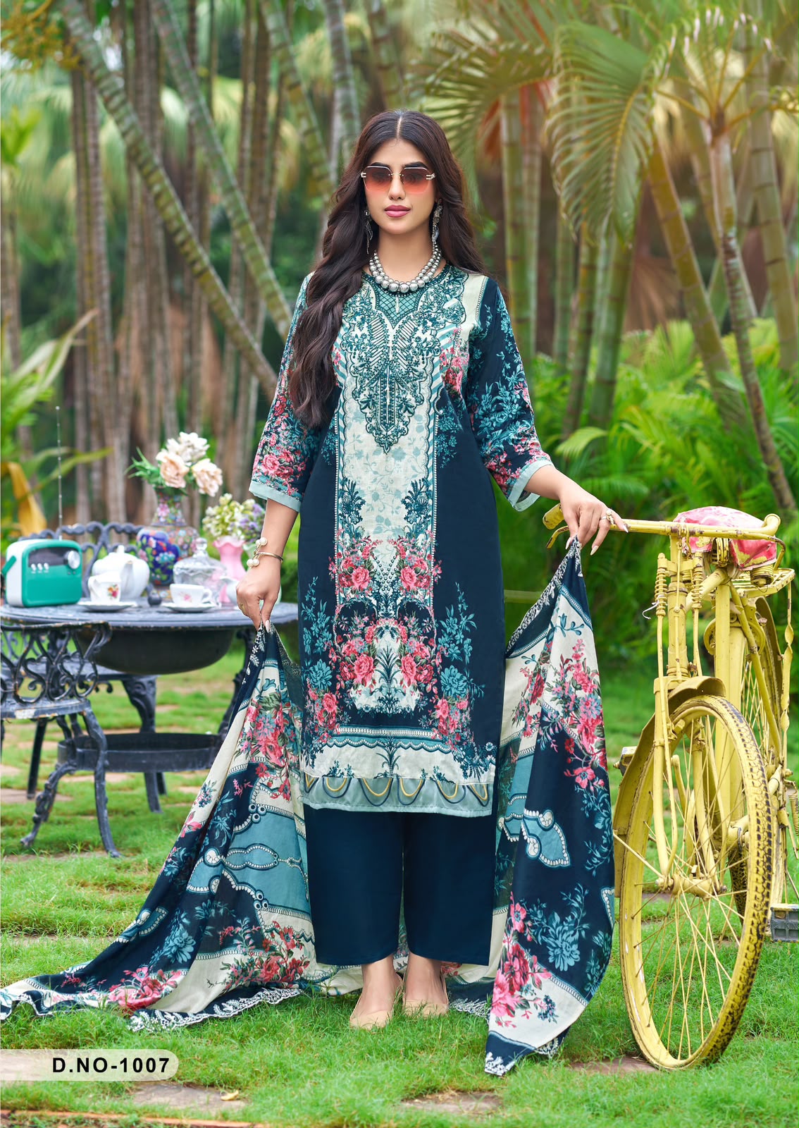 Needle Wonder Hala Lawn Cotton Karachi Salwar Suits Manufacturer India