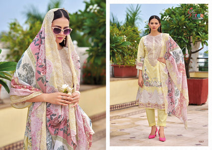 Needle Wonder Premium Lawn Shree Fabs Cotton Karachi Salwar Suits Wholesale Price