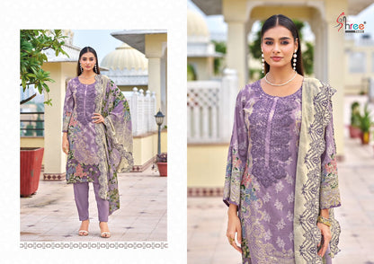 Needle Wonder Premium Lawn Shree Fabs Cotton Karachi Salwar Suits Wholesale Price
