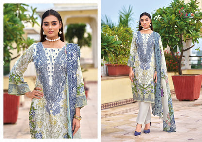 Needle Wonder Premium Lawn Shree Fabs Cotton Karachi Salwar Suits Wholesale Price