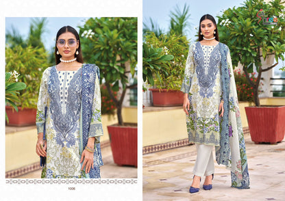 Needle Wonder Premium Lawn Shree Fabs Cotton Karachi Salwar Suits Wholesale Price