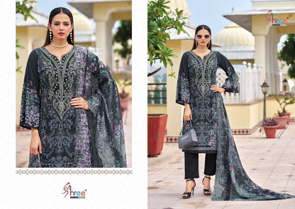 Needle Wonder Premium Lawn Shree Fabs Cotton Karachi Salwar Suits Wholesale Price