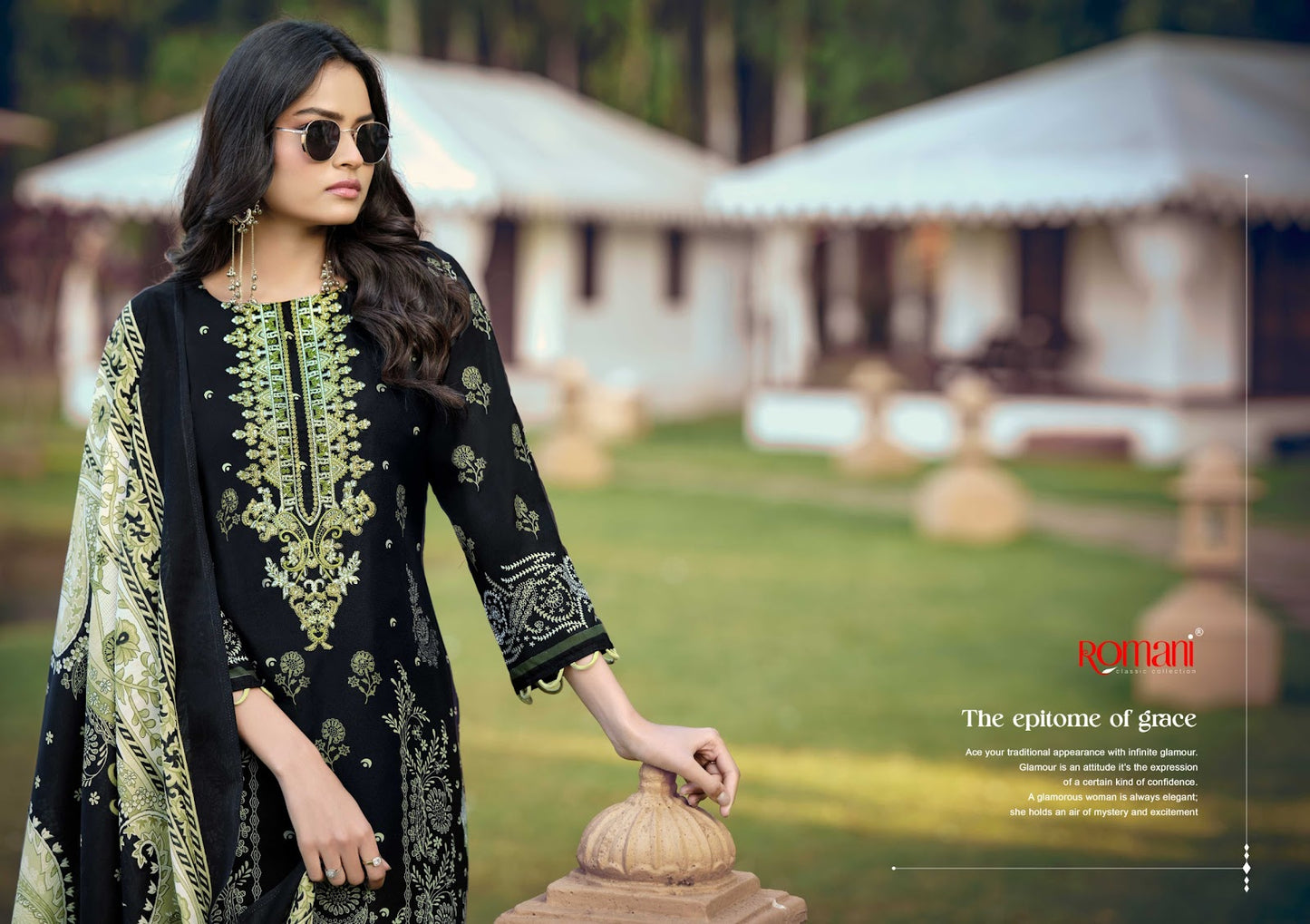 Needle Wonder Vol 10 Romani Cotton Karachi Salwar Suits Exporter Ahmedabad