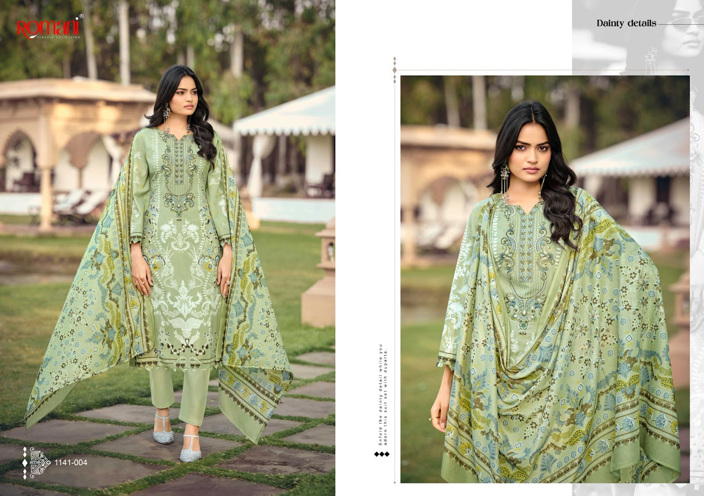 Needle Wonder Vol 10 Romani Cotton Karachi Salwar Suits Exporter Ahmedabad