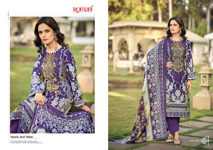 Needle Wonder Vol 10 Romani Cotton Karachi Salwar Suits Exporter Ahmedabad