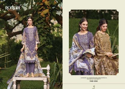 Needle Wonder Vol 11 Romani Mix Cotton Karachi Salwar Suits Wholesaler Gujarat