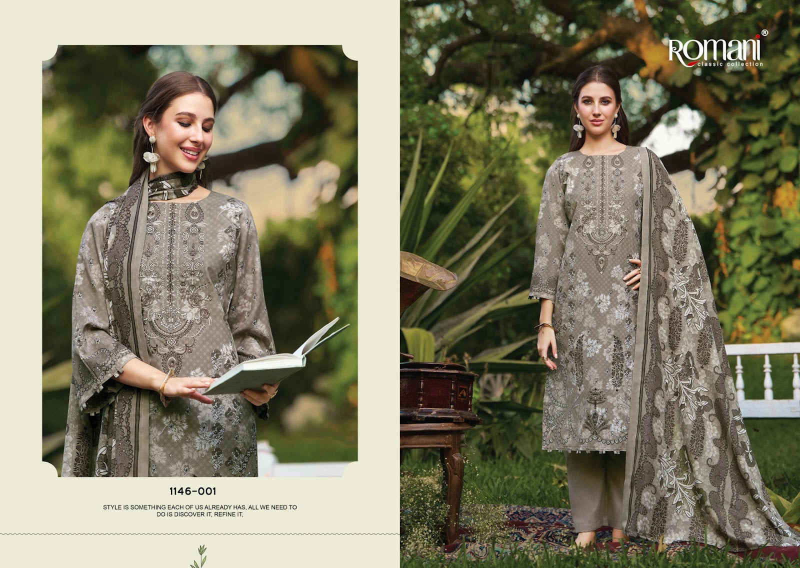 Needle Wonder Vol 11 Romani Mix Cotton Karachi Salwar Suits Wholesaler Gujarat