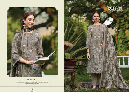 Needle Wonder Vol 11 Romani Mix Cotton Karachi Salwar Suits Wholesaler Gujarat
