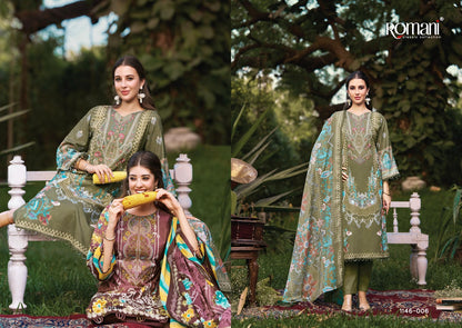 Needle Wonder Vol 11 Romani Mix Cotton Karachi Salwar Suits Wholesaler Gujarat