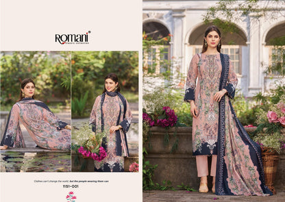 Needle Wonder Vol 13 Romani Mix Cotton Karachi Salwar Suits Supplier Ahmedabad
