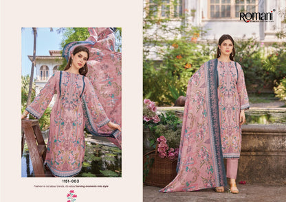 Needle Wonder Vol 13 Romani Mix Cotton Karachi Salwar Suits Supplier Ahmedabad