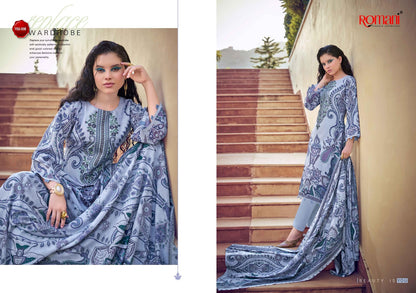 Needle Wonder Vol 14 Romani Mix Cotton Karachi Salwar Suits Manufacturer Ahmedabad