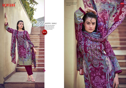 Needle Wonder Vol 14 Romani Mix Cotton Karachi Salwar Suits Manufacturer Ahmedabad