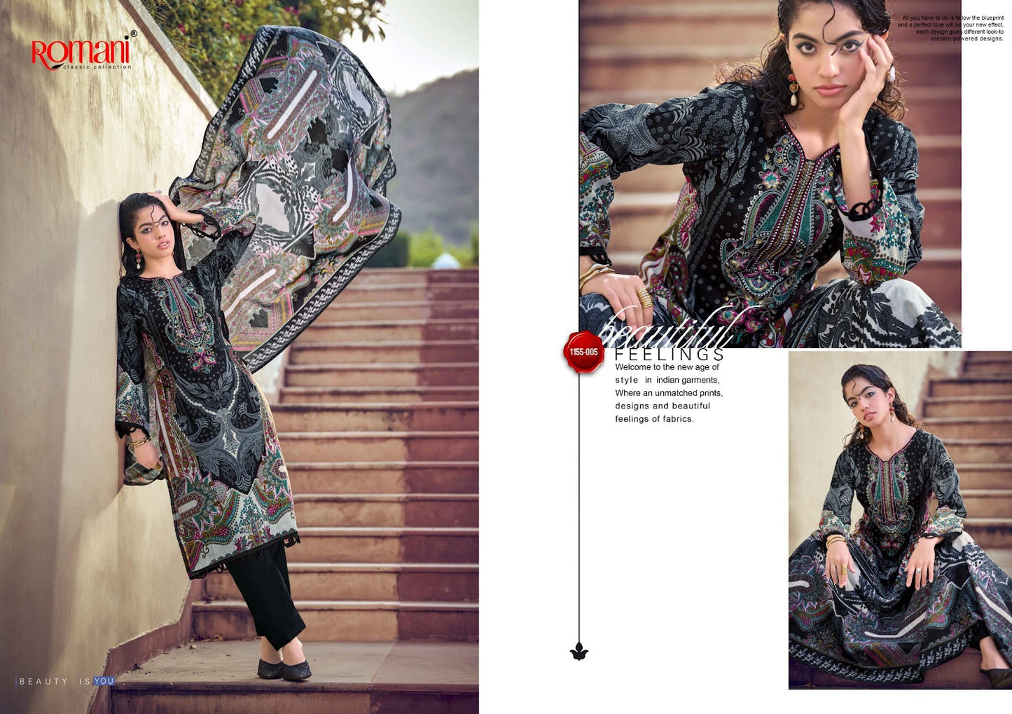 Needle Wonder Vol 14 Romani Mix Cotton Karachi Salwar Suits Manufacturer Ahmedabad