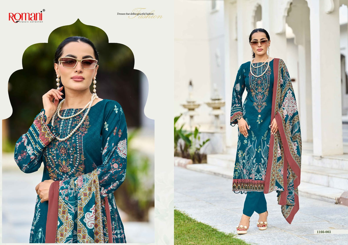 Needle Wonder Vol 17 Romani Mix Cotton Karachi Salwar Suits Manufacturer Ahmedabad