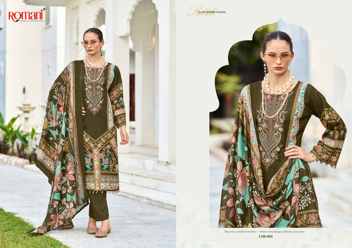 Needle Wonder Vol 17 Romani Mix Cotton Karachi Salwar Suits Manufacturer Ahmedabad