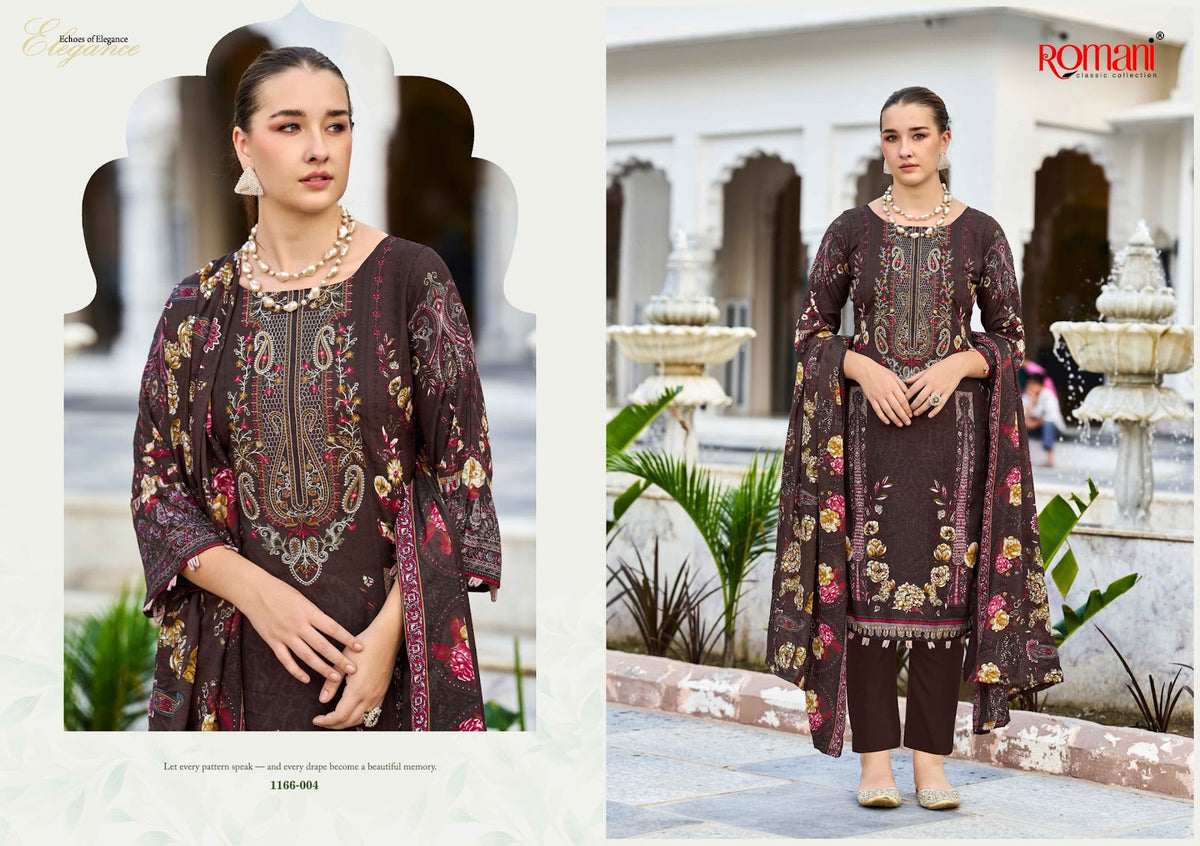 Needle Wonder Vol 17 Romani Mix Cotton Karachi Salwar Suits Manufacturer Ahmedabad