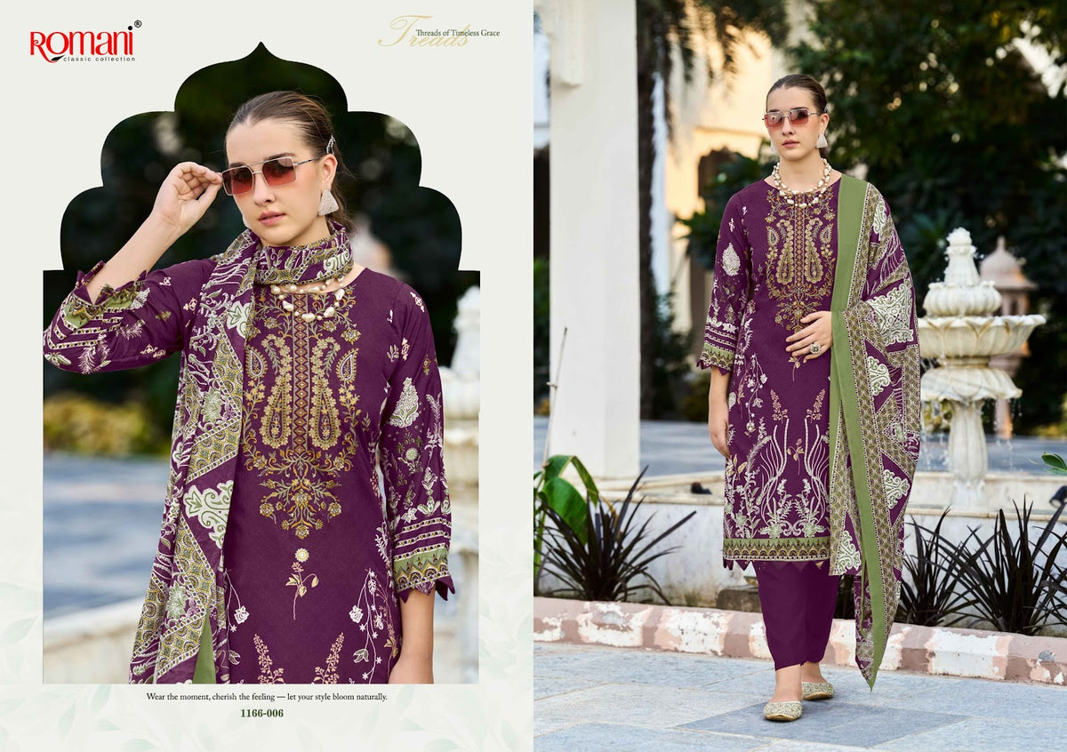 Needle Wonder Vol 17 Romani Mix Cotton Karachi Salwar Suits Manufacturer Ahmedabad