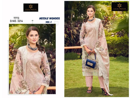 Needle Wonder Vol 1 Aaliz Prints Cotton Karachi Salwar Suits Wholesale Rate