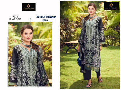 Needle Wonder Vol 1 Aaliz Prints Cotton Karachi Salwar Suits Wholesale Rate