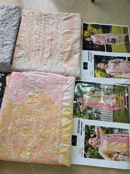 Needle Wonder Vol 1 Aaliz Prints Cotton Karachi Salwar Suits Wholesale Rate